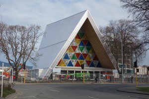 The Cardboard Cathedral, New Zealand.